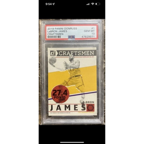 2019 Panini Lebron James Slides 2019 2019 Panini Donruss